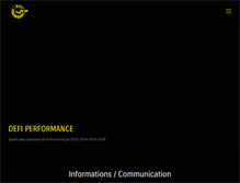 Tablet Screenshot of defiperformance.com